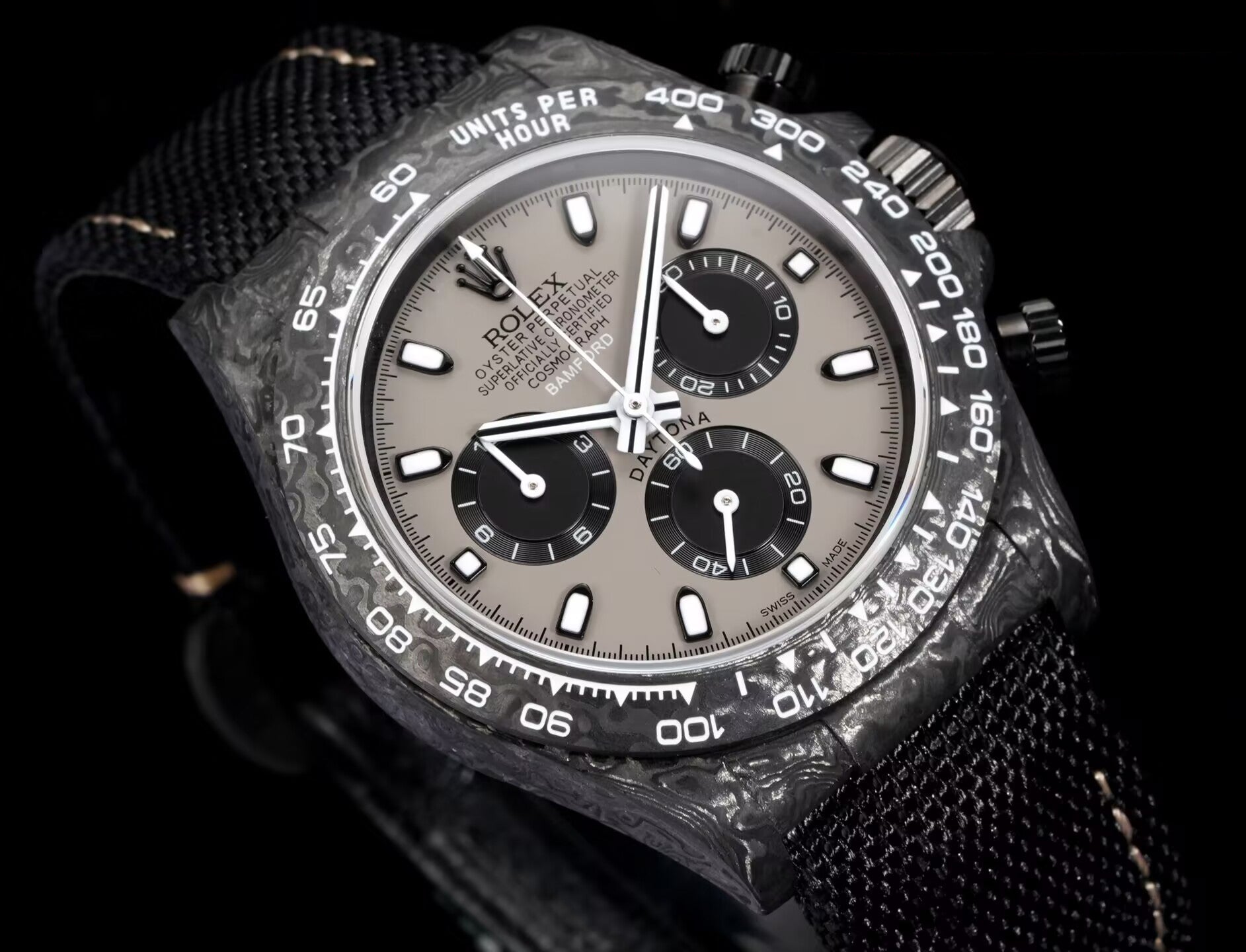 CUSTOM CARBON FIBER DAYTONA GRAYBLACK